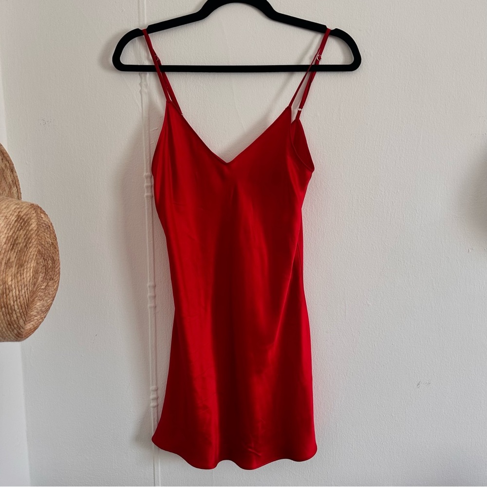 Silk mini dress